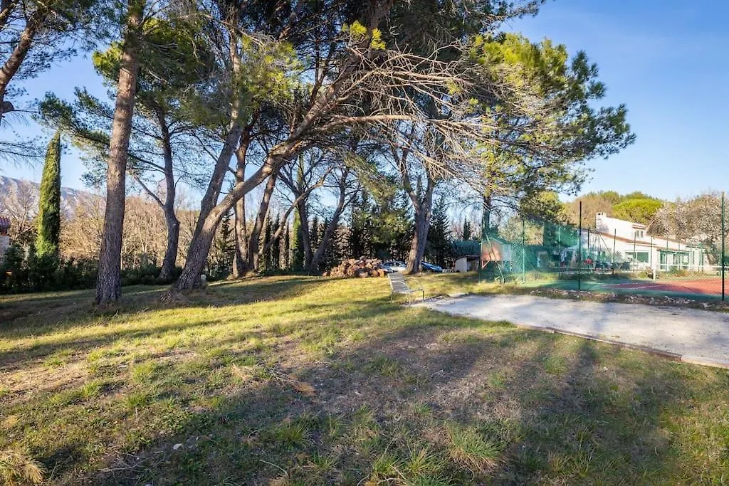 Villa Des Trois Pins - Piscine, Climatisation, Petanque Et Tennis Rousset